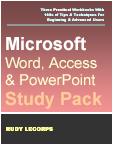 Cover image for Microsoft Word, PowerPoint & Access Study Pack